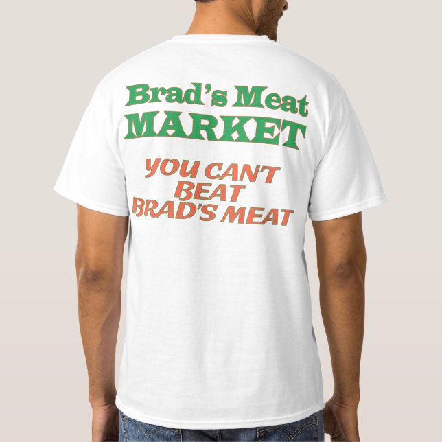 Camiseta Mercado de la carne de Brad (Reverso)