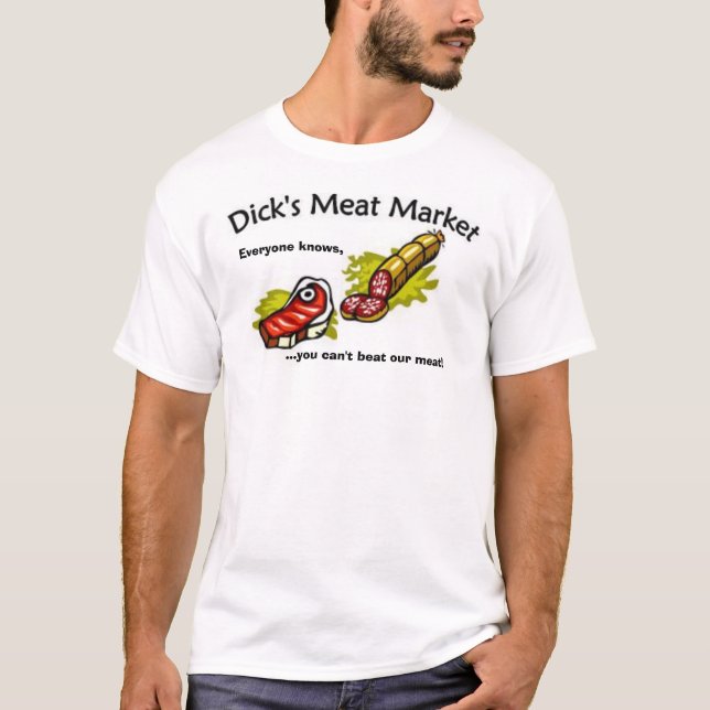 Camiseta Mercado de la carne de Dick (Anverso)