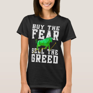 Camiseta Mercado de valores compra el miedo vende la avaric