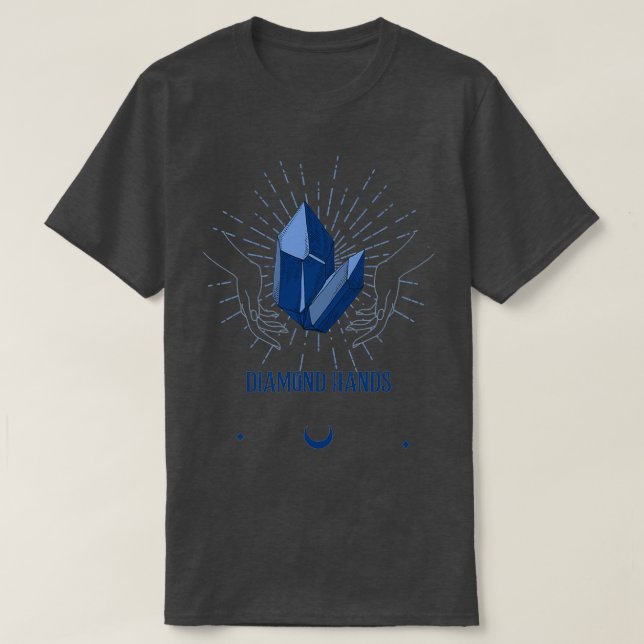 Camiseta Mercado de valores de Diamond Hands a la Luna 12 (Diseño del anverso)