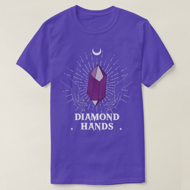 Camiseta Mercado de valores de Diamond Hands a la Luna 15 (Diseño del anverso)