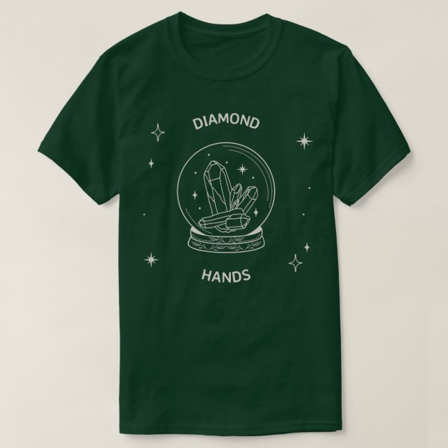 Camiseta Mercado de valores de Diamond Hands a la Luna 6 (Diseño del anverso)