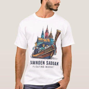 CAMISETA MERCADO FLOTANTE DE BANGKOK