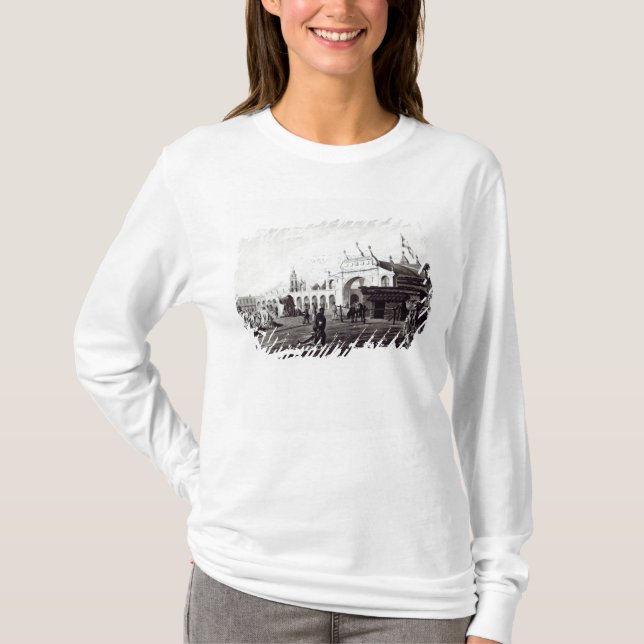 Camiseta Mercado, grabado por Daniel Havell 1820 (Anverso)
