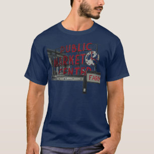 Camiseta Mercado público Pike Place