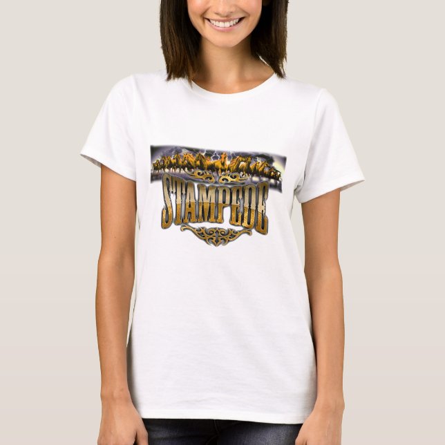 Camiseta ¡Mercancía de la precipitación de Grupo! (Anverso)