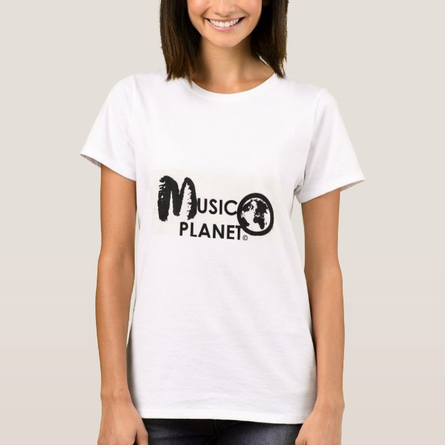 CAMISETA MERCANCÍA DE MUSIC PLANET (Anverso)