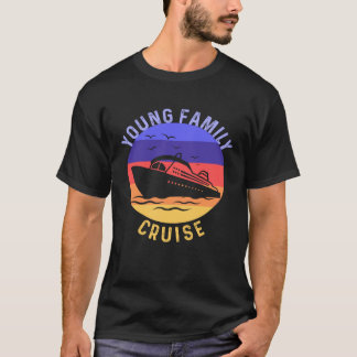 Camiseta Mercancía de Reunión de Crucero Familiar Joven
