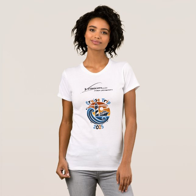 Camiseta Mercancía de viaje en crucero de visita (Anverso completo)