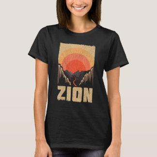 Camiseta Mercancía del Parque Nacional Zion Recuerdo de sen