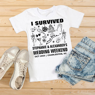 Camiseta Mercancía Divertida para Bodas Favor de Boda Perso