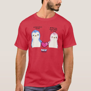Camiseta Mercancía oficial de Pudgy Penguins BF GF Duo Peng