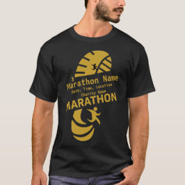 Camiseta Mercancías de eventos promocionales de maratón de 