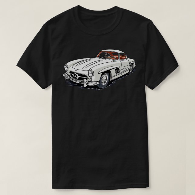 Camiseta Mercedes 300 SL 1957 (Diseño del anverso)