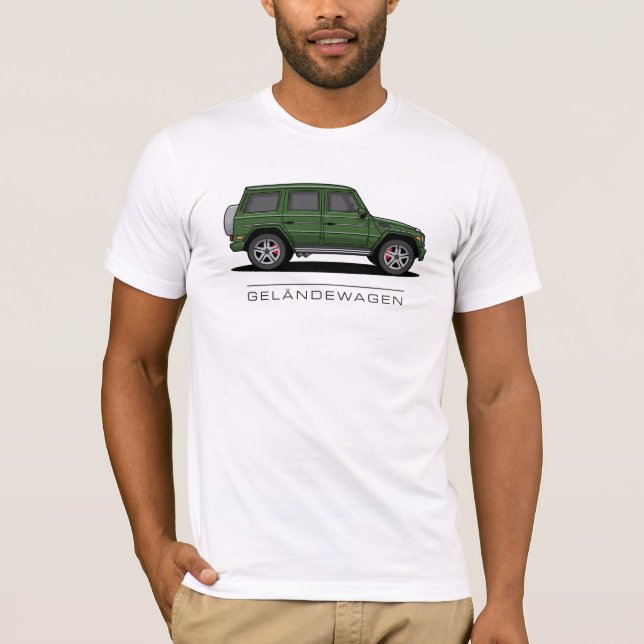 Camiseta Mercedes Benz 4x4 SUV Luxury Car G Wagon (Anverso)