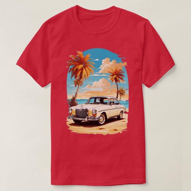 Camiseta Mercedes Benz clásico (Diseño del anverso)