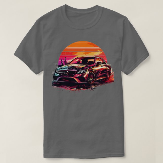 Camiseta Mercedes Benz E Clase (Diseño del anverso)