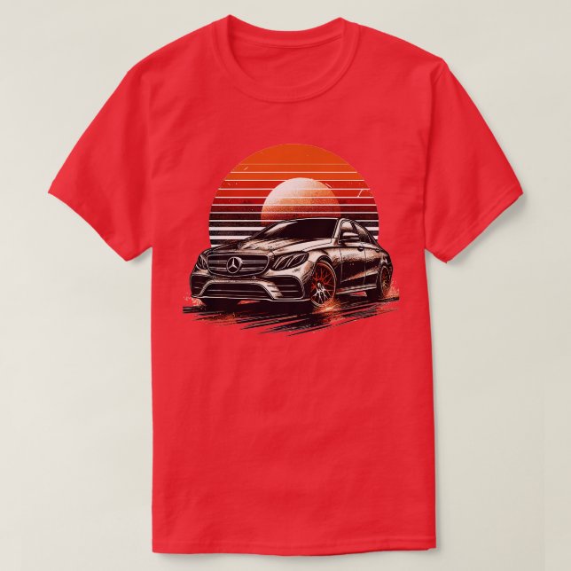 Camiseta Mercedes Benz EClass (Diseño del anverso)
