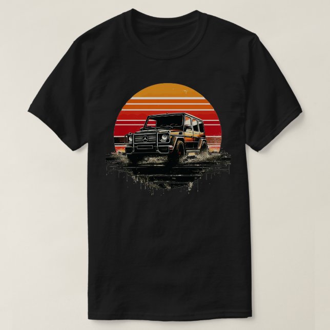 Camiseta Mercedes Benz GClass (Diseño del anverso)