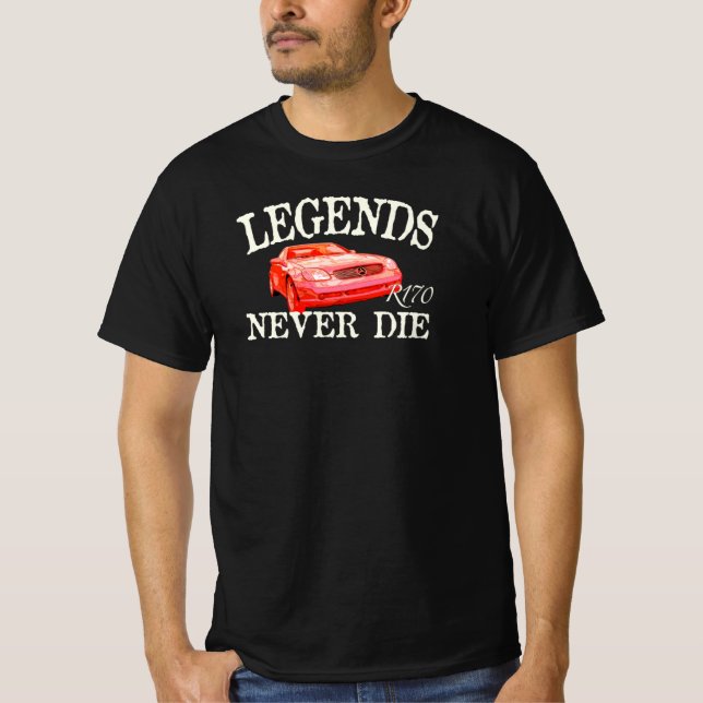 Camiseta Mercedes Benz SLK R170 - Leyendas nunca mueren (Anverso)