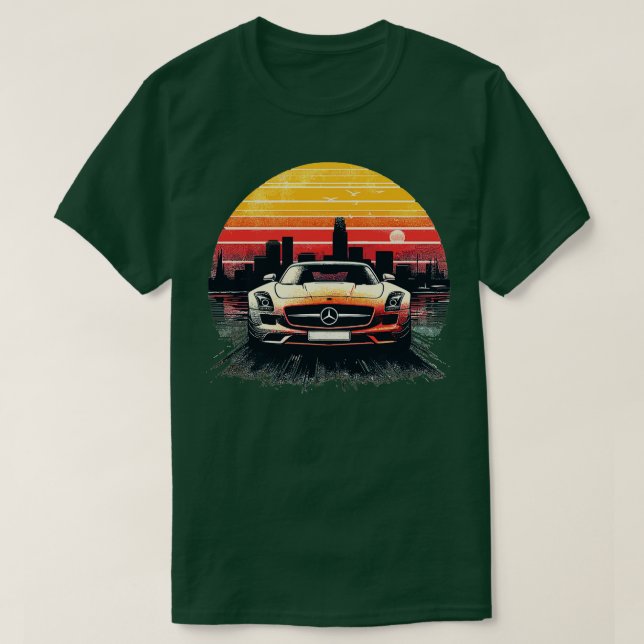 Camiseta Mercedes Benz SLS AMG (Diseño del anverso)