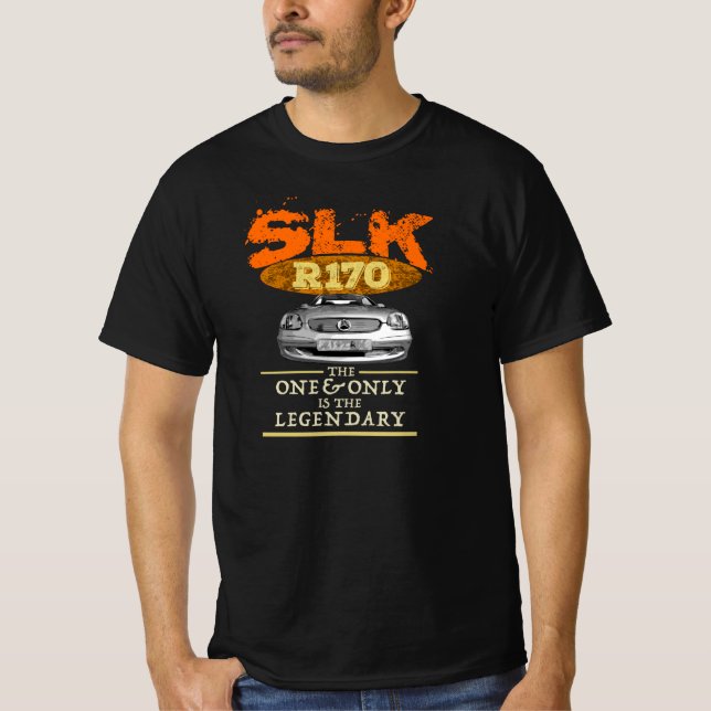 Camiseta Mercedes SLK R170- The one & only is the legendary (Anverso)