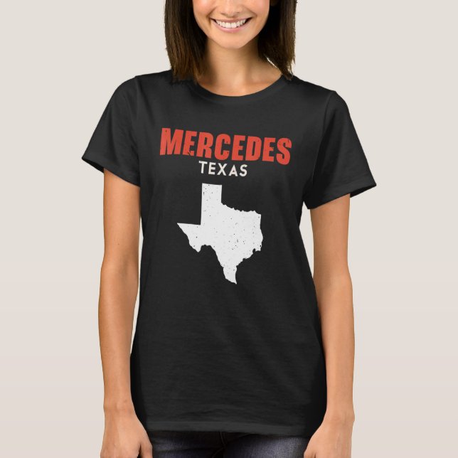 Camiseta Mercedes Texas Estados Unidos Estados Unidos Viaje (Anverso)