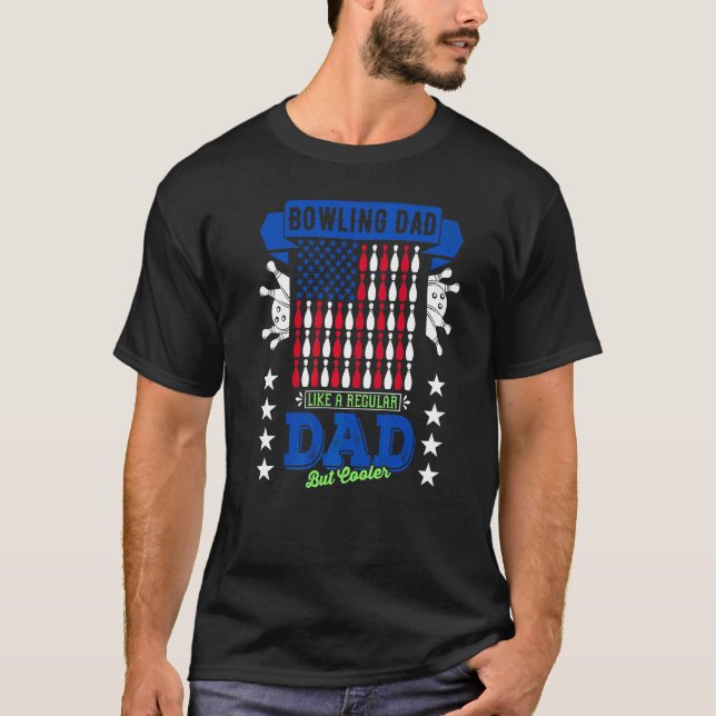 Camiseta Merch Bowling A Papá Le Gusta Un Papá Regular Pero (Anverso)
