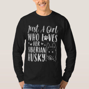 Camiseta Merch For Husky Dog