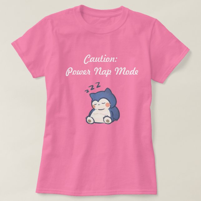 Camiseta "Merch Oficial de Sleepfluencer" (Diseño del anverso)