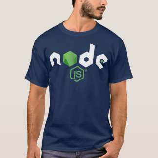 Camiseta Merchandise de escritura de Java de Nodejs