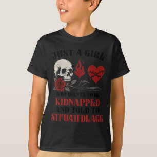 Camiseta merchandising de romance oscuro para mujeres stfua