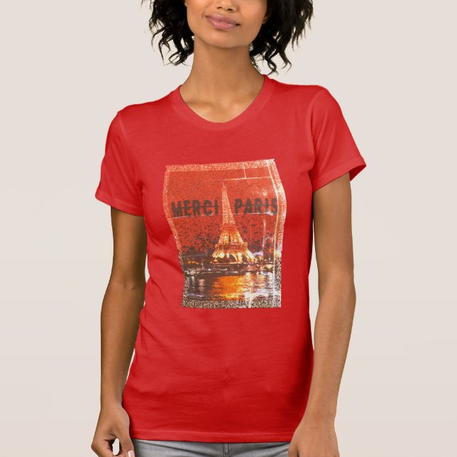 Camiseta Merci paris,style summer fashion (Anverso)