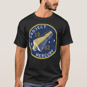 Camiseta Mercurio de proyecto espacial