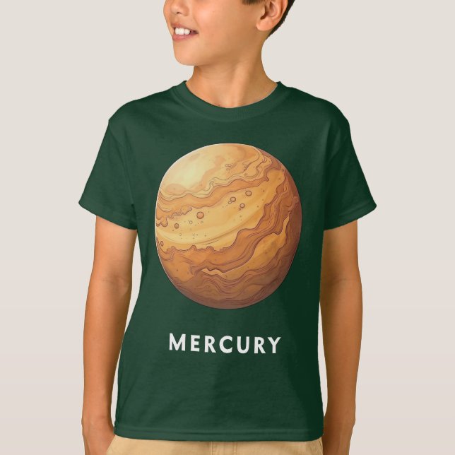 Camiseta Mercurio / Mercure - Classic Planet Tee T-Shirt (Anverso)