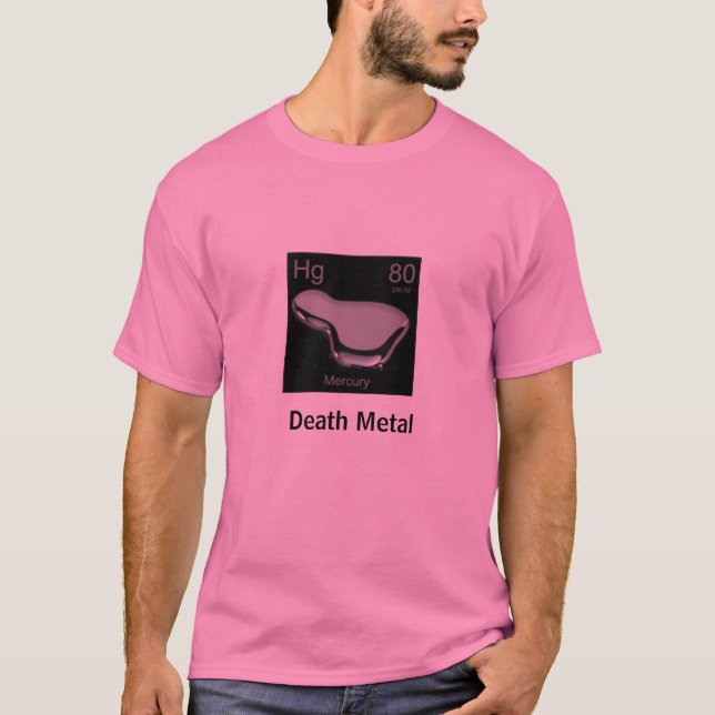 Camiseta mercurio, metal de la muerte (Anverso)