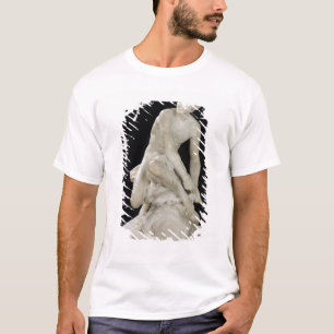 Camiseta Mercury que ata sus sandalias coas alas, 1744