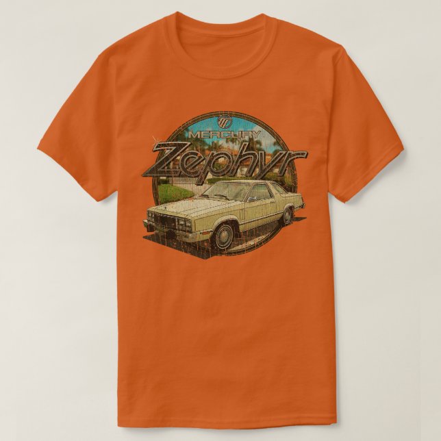 Camiseta Mercury Zephyr Z7 1978 (Diseño del anverso)