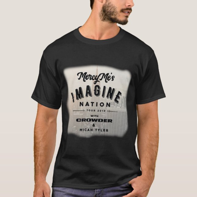 CAMISETA MERCYME CON EL FRENTE DEL VIAJE 2019 DE CROWDER (Anverso)