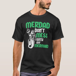 Camiseta Merdad Mermaid Security Dad Cumpleaños 1