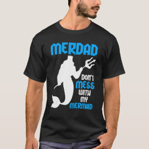 Camiseta Merdad Mermaid Security Dad Cumpleaños 2