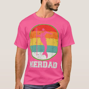 Camiseta Merdad Seguridad Merman Sirena Papi Pescado Padre
