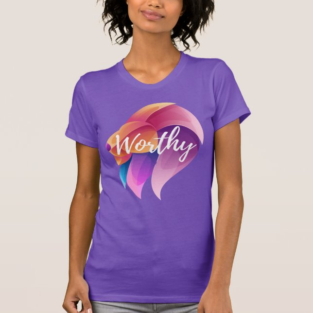 Camiseta ¡Merece la pena en sus ojos! (Anverso)