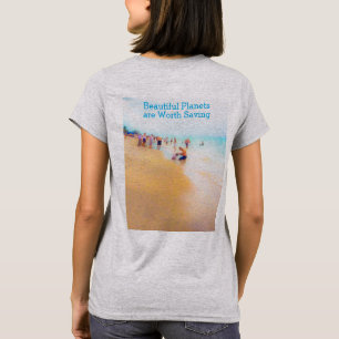 Camiseta Merece la pena salvar hermosos planetas
