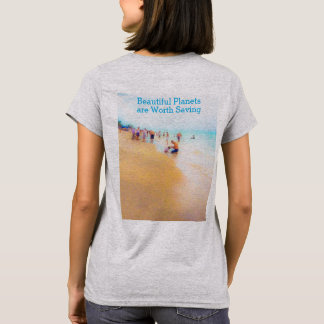Camiseta Merece la pena salvar hermosos planetas