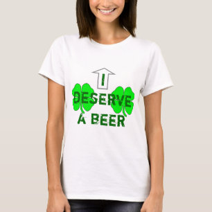 Camiseta Merezco una cerveza