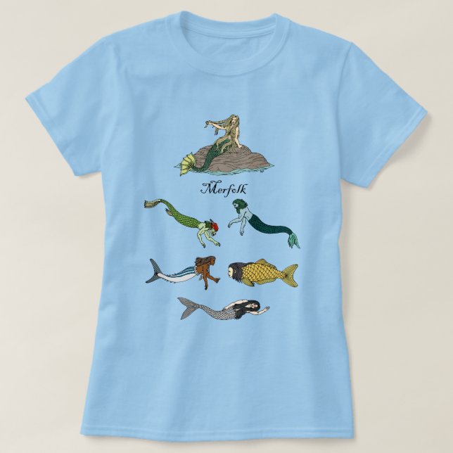 Camiseta Merfolk (Diseño del anverso)