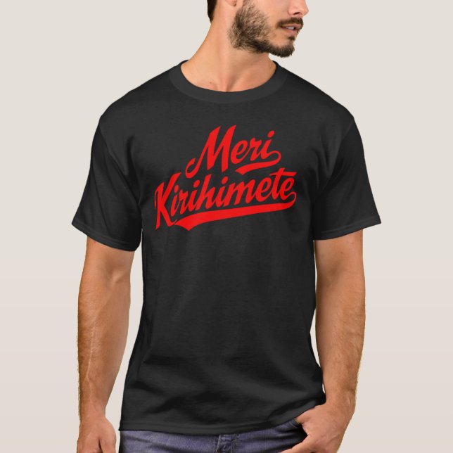Camiseta Meri Kirihimete T-Shirt (Anverso)