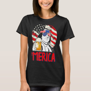 Camiseta Merica 4 De Julio Cerveza Benjamin Franklin Usa Fl
