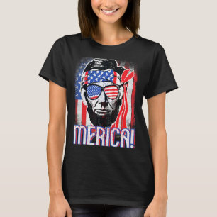 Camiseta Merica Abe Lincoln Por Abraham Lincoln 4 De Julio